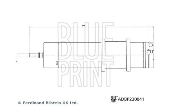 Filtre à carburant ADBP230041 Blue Print, Image 3