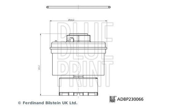Filtre à carburant ADBP230066 Blue Print, Image 3