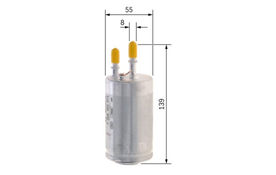 Filtre à carburant F3014 Bosch, Image 6