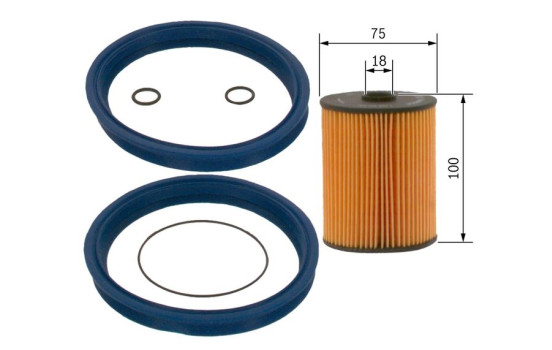 Filtre à carburant F3020 Bosch, Image 7