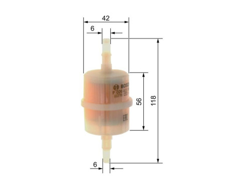 Filtre à carburant F3169 Bosch, Image 5