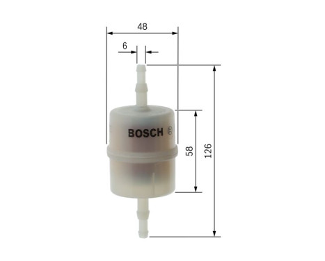 Filtre à carburant F4162 Bosch, Image 5