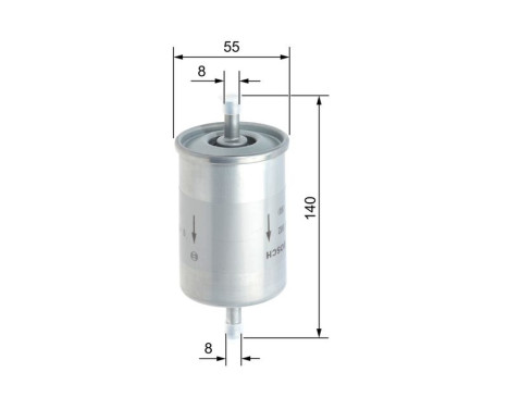 Filtre à carburant F5002 Bosch, Image 7