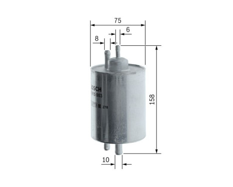 Filtre à carburant F5003/1 Bosch, Image 7