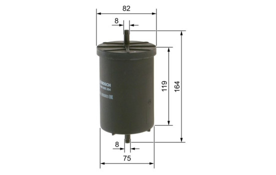 Filtre à carburant F5264 Bosch, Image 2
