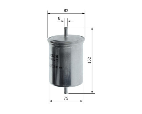 Filtre à carburant F5275 Bosch, Image 5