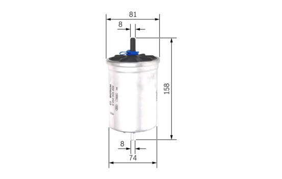 Filtre à carburant F5903 Bosch, Image 5
