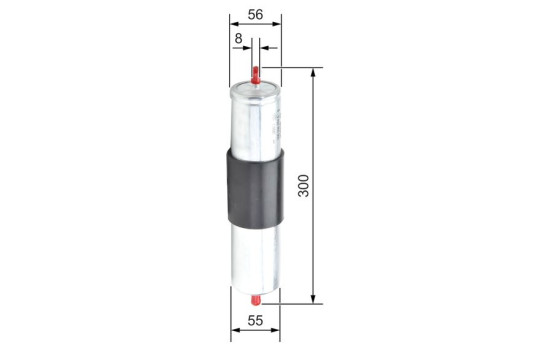 Filtre à carburant F5905 Bosch, Image 2