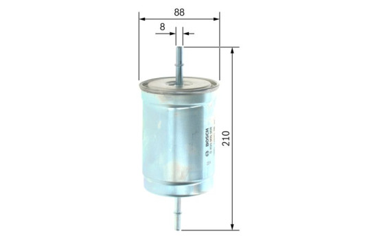 Filtre à carburant F5908 Bosch, Image 3