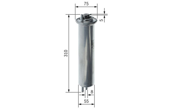 Filtre à carburant F5960 Bosch, Image 6