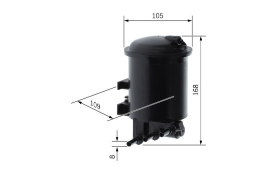 Filtre à carburant G92 Bosch, Image 5