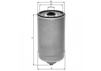 Filtre à carburant KC 104 Mahle
