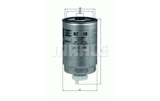 Filtre à carburant KC 18 Mahle