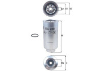 Filtre à carburant KC 239D Mahle