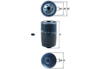 Filtre à carburant KC 503D Mahle