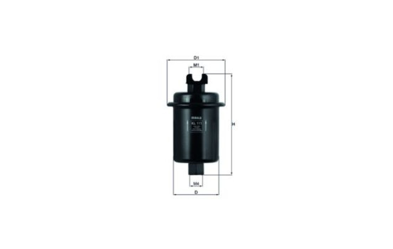 Filtre à carburant KL 111 Mahle, Image 2