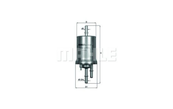 Filtre à carburant KL 156/3 Mahle