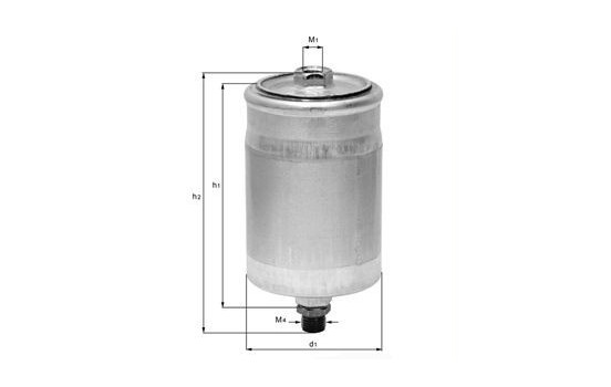 Filtre à carburant KL 19 Mahle