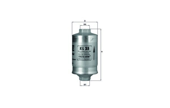 Filtre à carburant KL 25 Mahle, Image 6