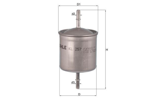 Filtre à carburant KL 257 Mahle, Image 2