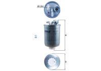 Filtre à carburant KL 410D Mahle