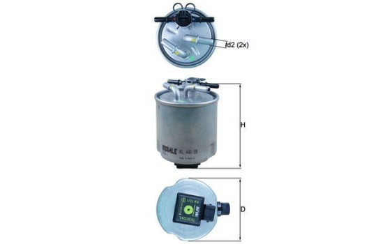 Filtre à carburant KL 440/39 Mahle