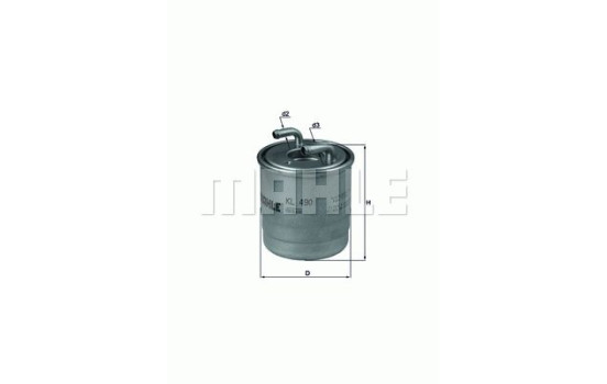 Filtre à carburant KL 490D Mahle
