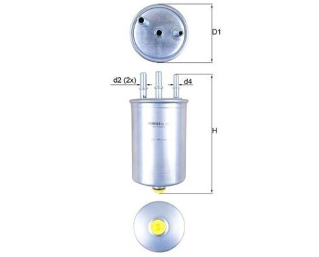 Filtre à carburant KL 511 Mahle, Image 2