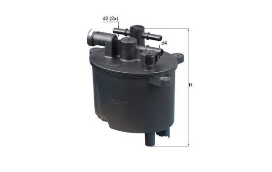 Filtre à carburant KL 581 Mahle, Image 2