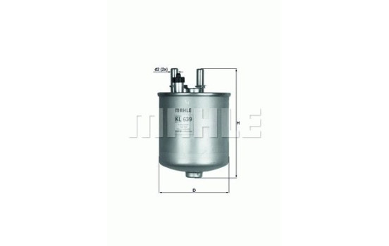 Filtre à carburant KL 639D Mahle