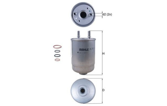 Filtre à carburant KL 752/5D Mahle