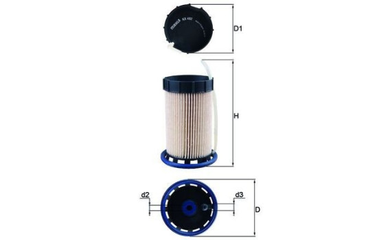 Filtre à carburant KX 492 Mahle