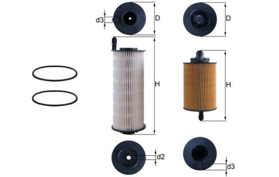 Filtre à carburant KX 646KIT Mahle