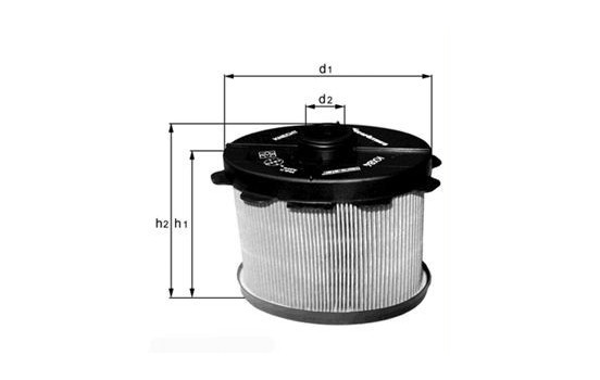 Filtre à carburant KX 84D Mahle, Image 2