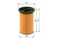 Filtre à carburant N1708 Bosch