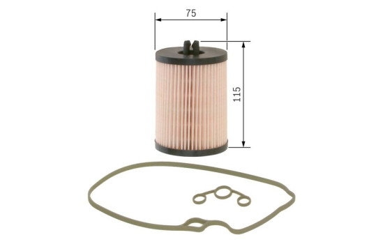 Filtre à carburant N1718 Bosch, Image 5