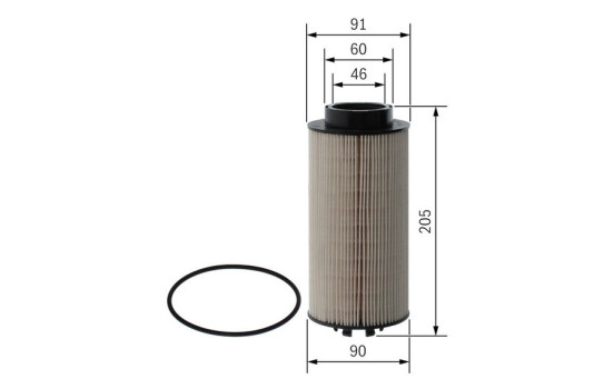Filtre à carburant N2033 Bosch, Image 5