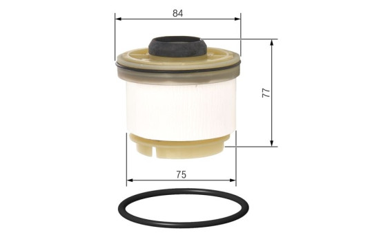 Filtre à carburant N2115 Bosch, Image 2