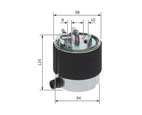 Filtre à carburant N2125 Bosch