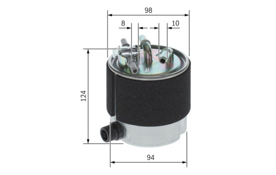Filtre à carburant N2125 Bosch