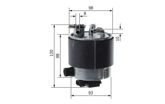 Filtre à carburant N2126 Bosch