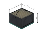 Filtre à carburant N2134 Bosch