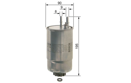 Filtre à carburant N2206 Bosch, Image 5