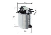 Filtre à carburant N2288 Bosch