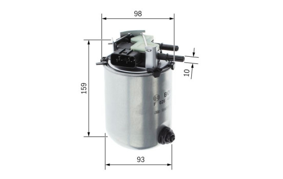 Filtre à carburant N2288 Bosch