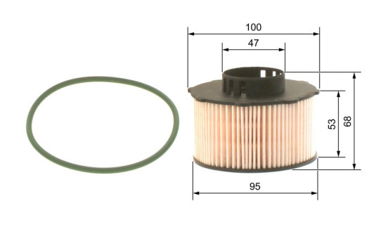 Filtre à carburant N2359 Bosch, Image 5