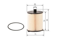 Filtre à carburant N2810 Bosch