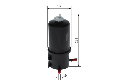 Filtre à carburant N2828 Bosch, Image 5