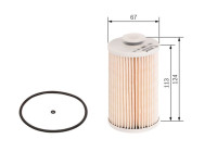 Filtre à carburant N2829 Bosch