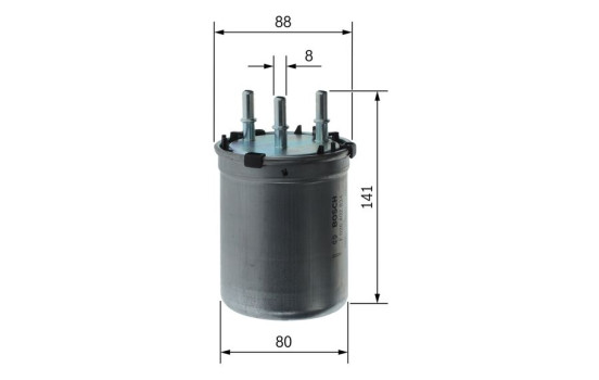 Filtre à carburant N2834 Bosch, Image 6